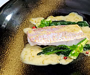 フランス料理コース魚料理イメージ